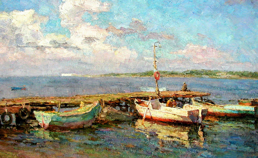 «Човни». 2010. Полотно, олія